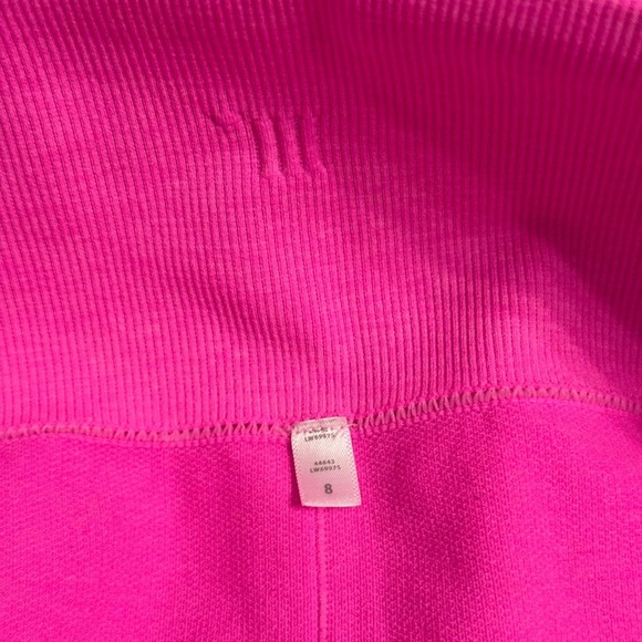 Lululemon In The Flow Crop Neon Hot Pink - Picture 5 of 7